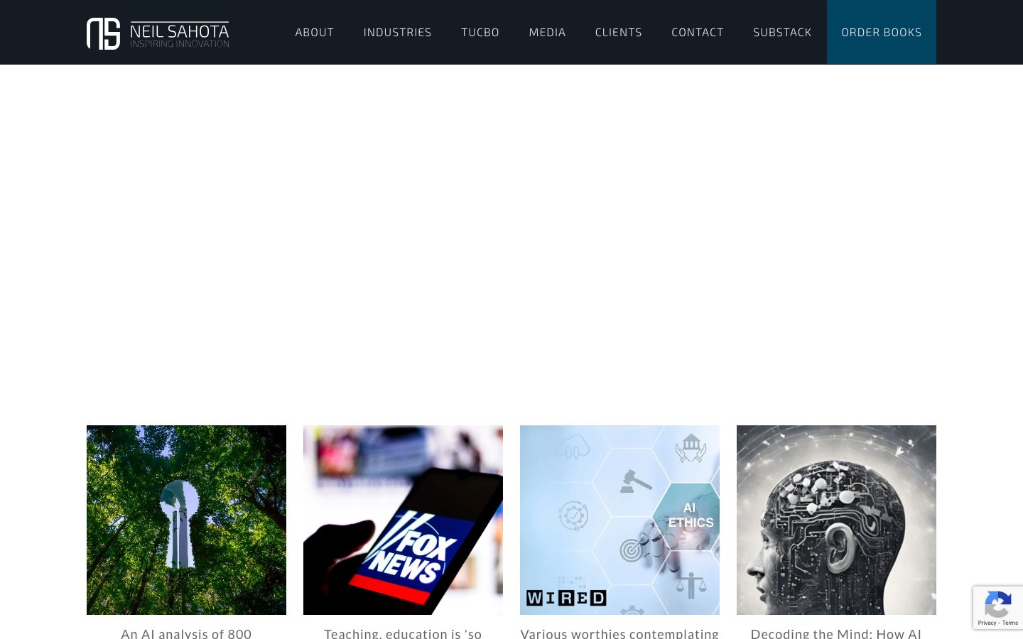 Neil Sahota website screenshot