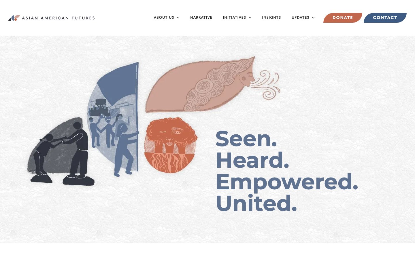 Asian American Futures website screenshot