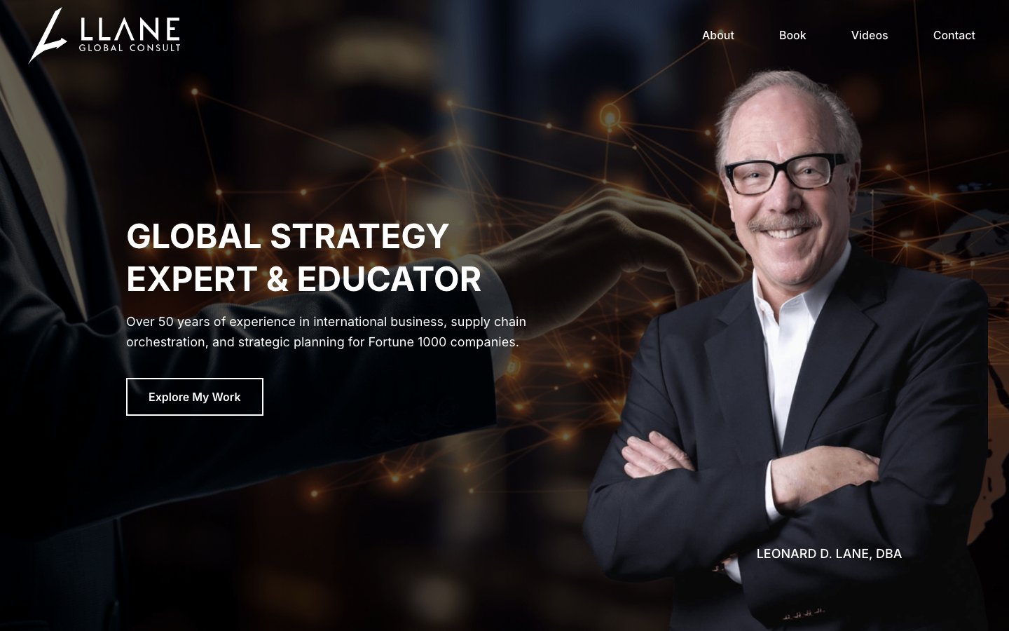 Leonard Lane website screenshot