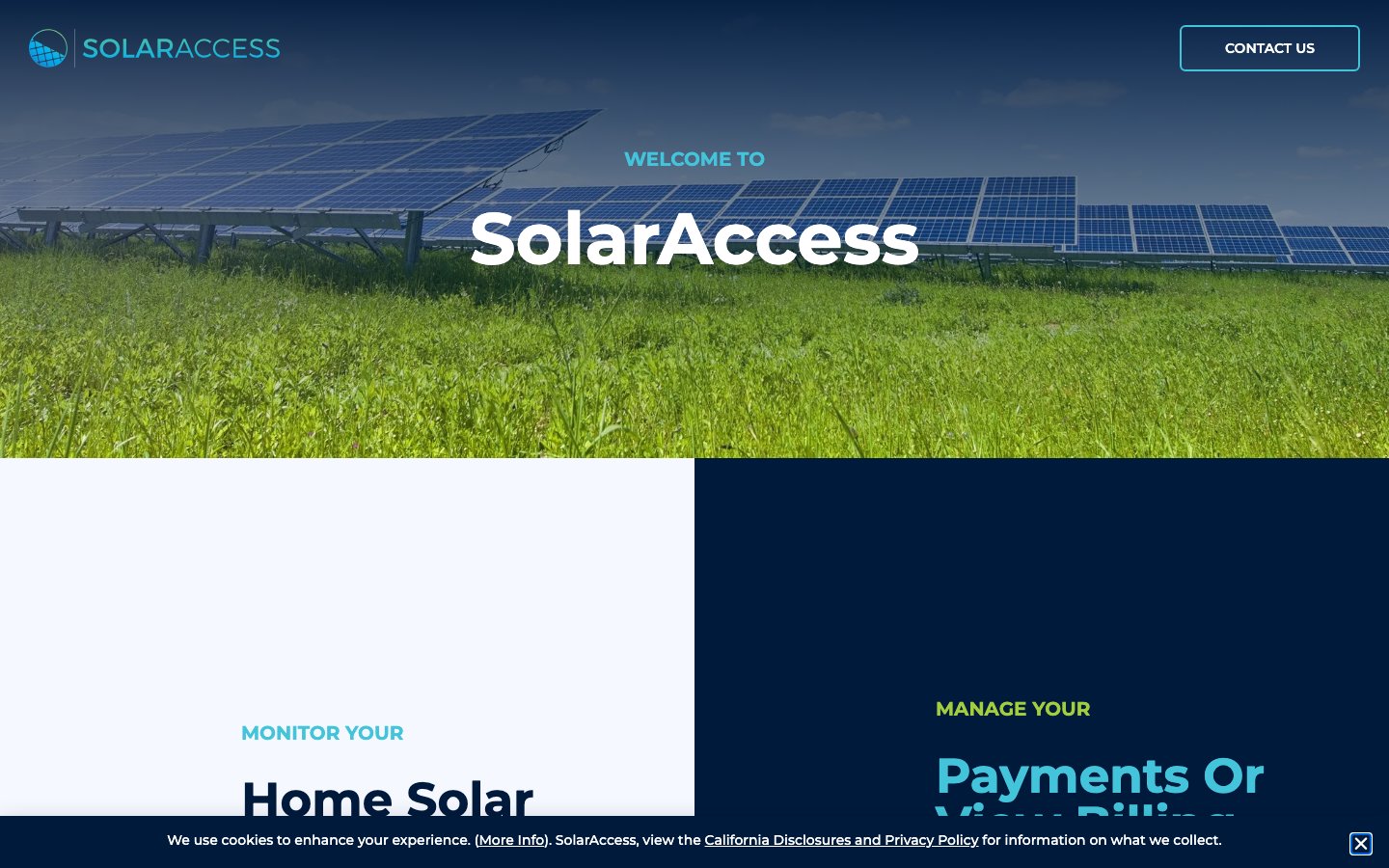 SolarAccess website screenshot