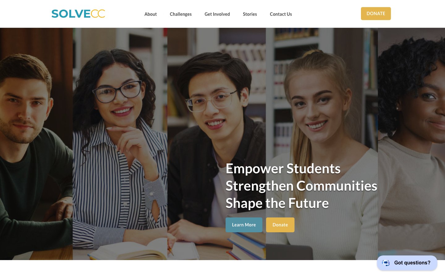 Solvecc website screenshot