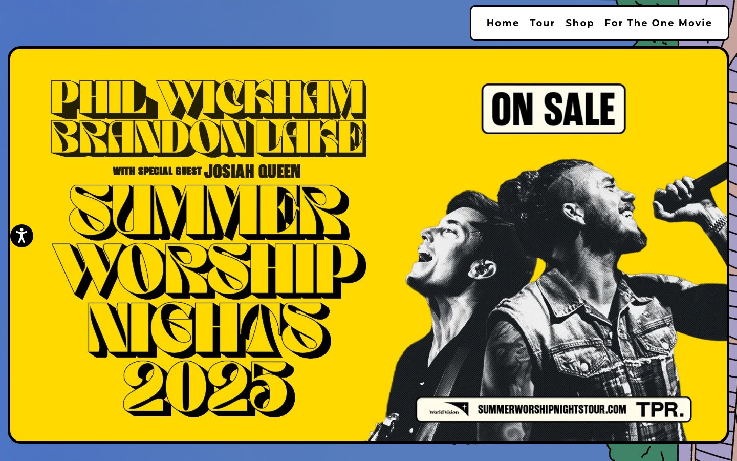 Summerworshipnightstour website screenshot