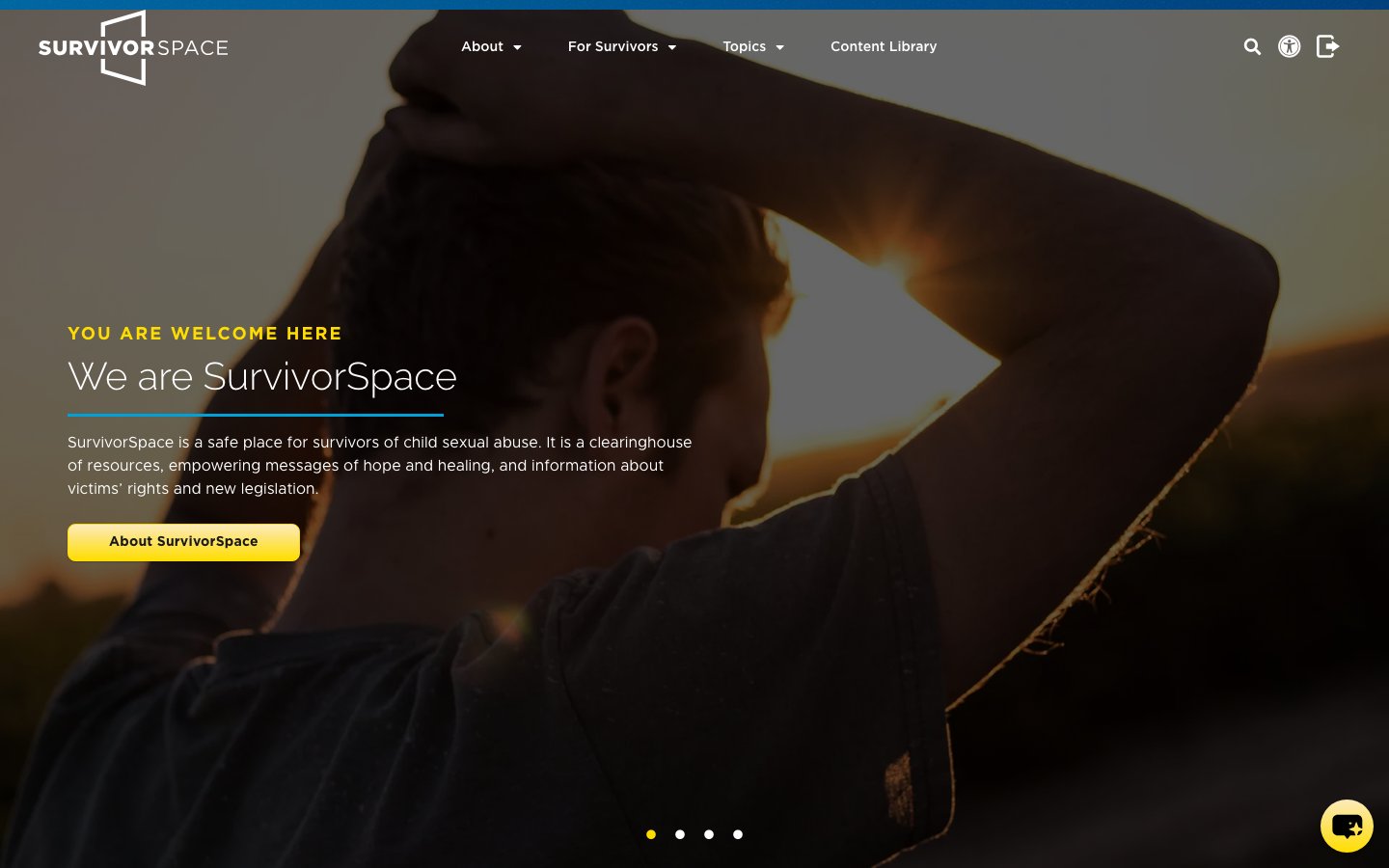 SurvivorSpace - Child Welfare project by Excelsior Creative