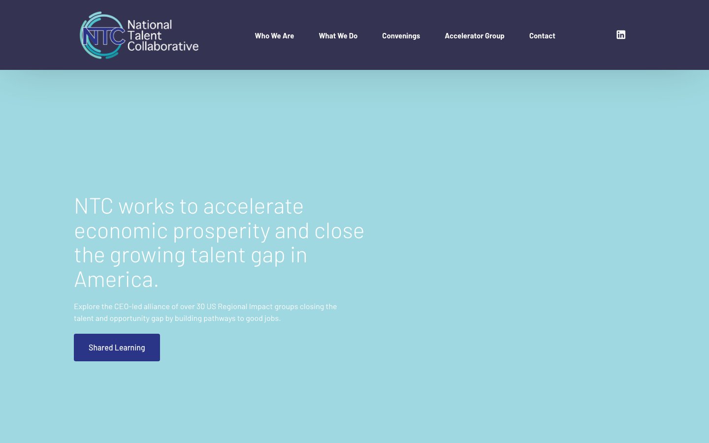 National Talent Collaborative website screenshot